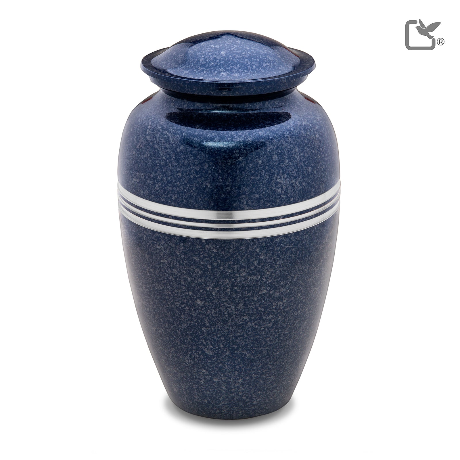 A212 Classic Standard Adult Urn Speckled Indigo & Bru Pewter