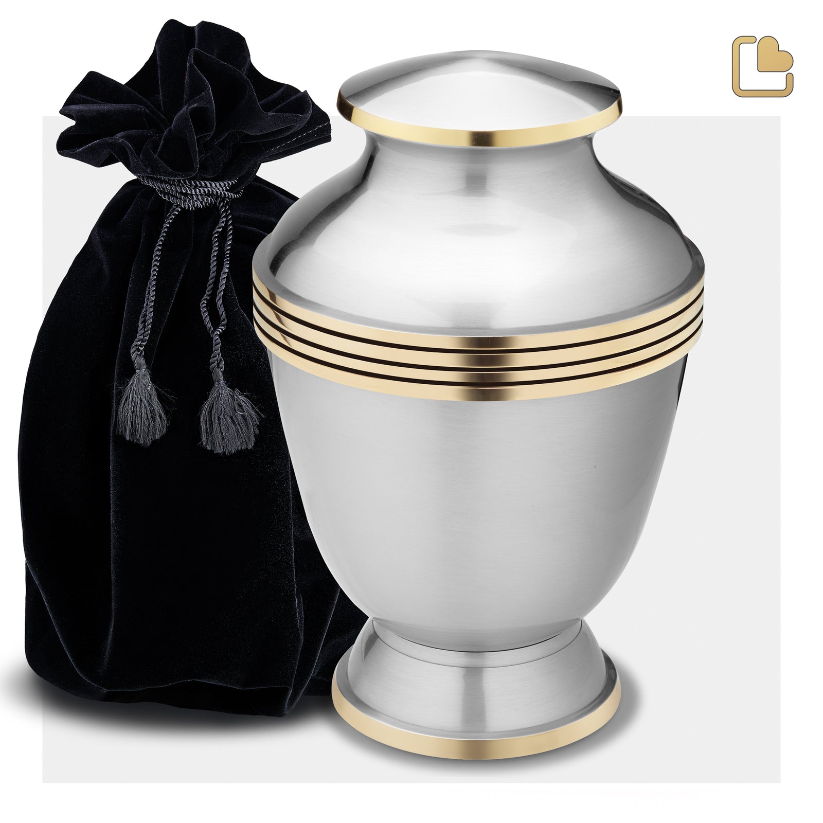 A251 Elegant Standard Adult Urn Bru Pewter