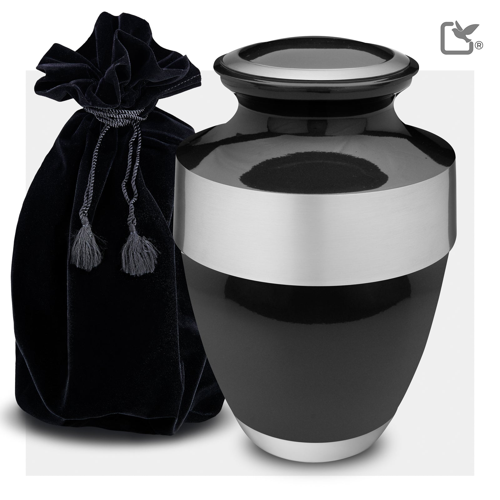A261 Espana Standard Adult Urn Midnight & Bru Pewter