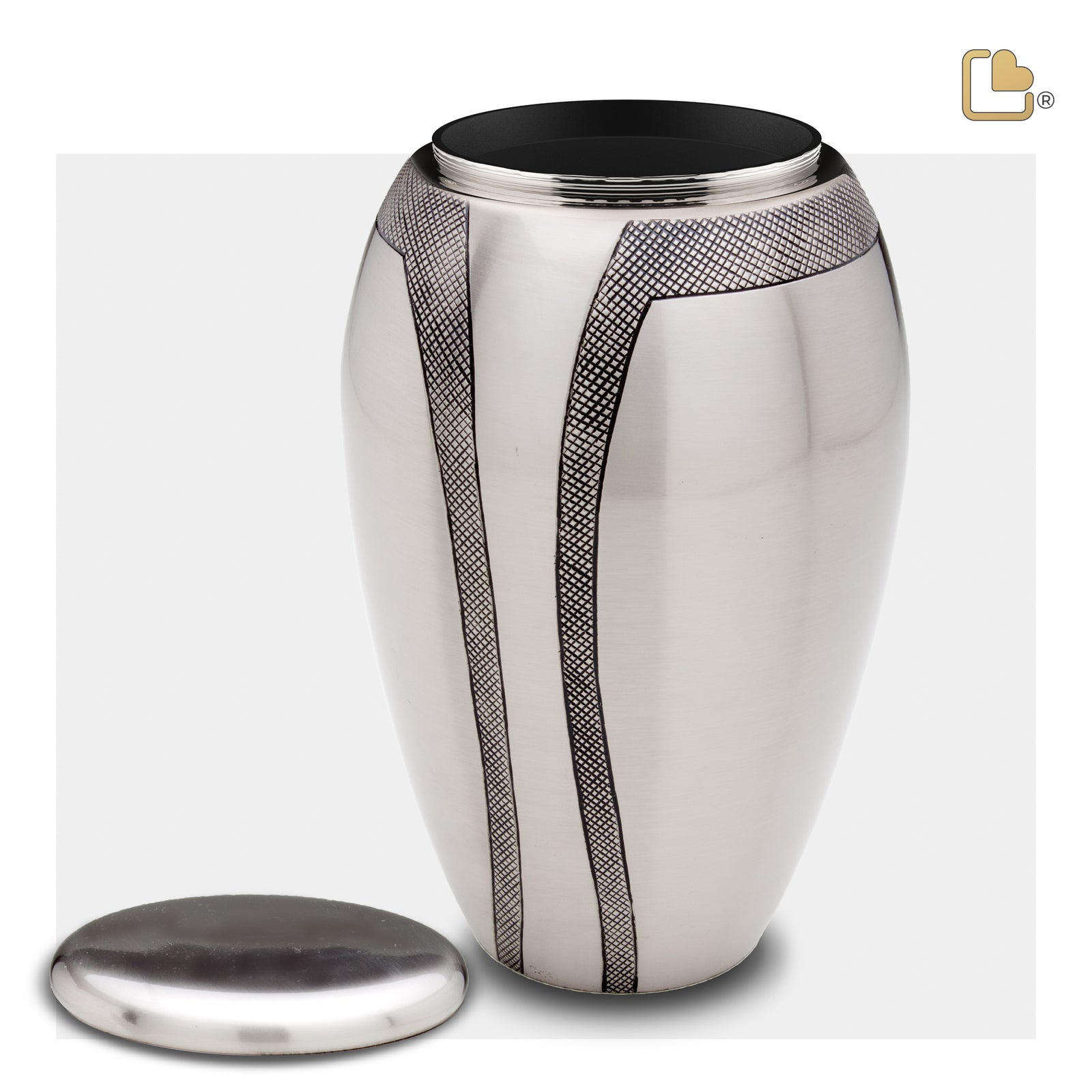A505 Majestic Stripes Standard Adult Urn Bru Pewter