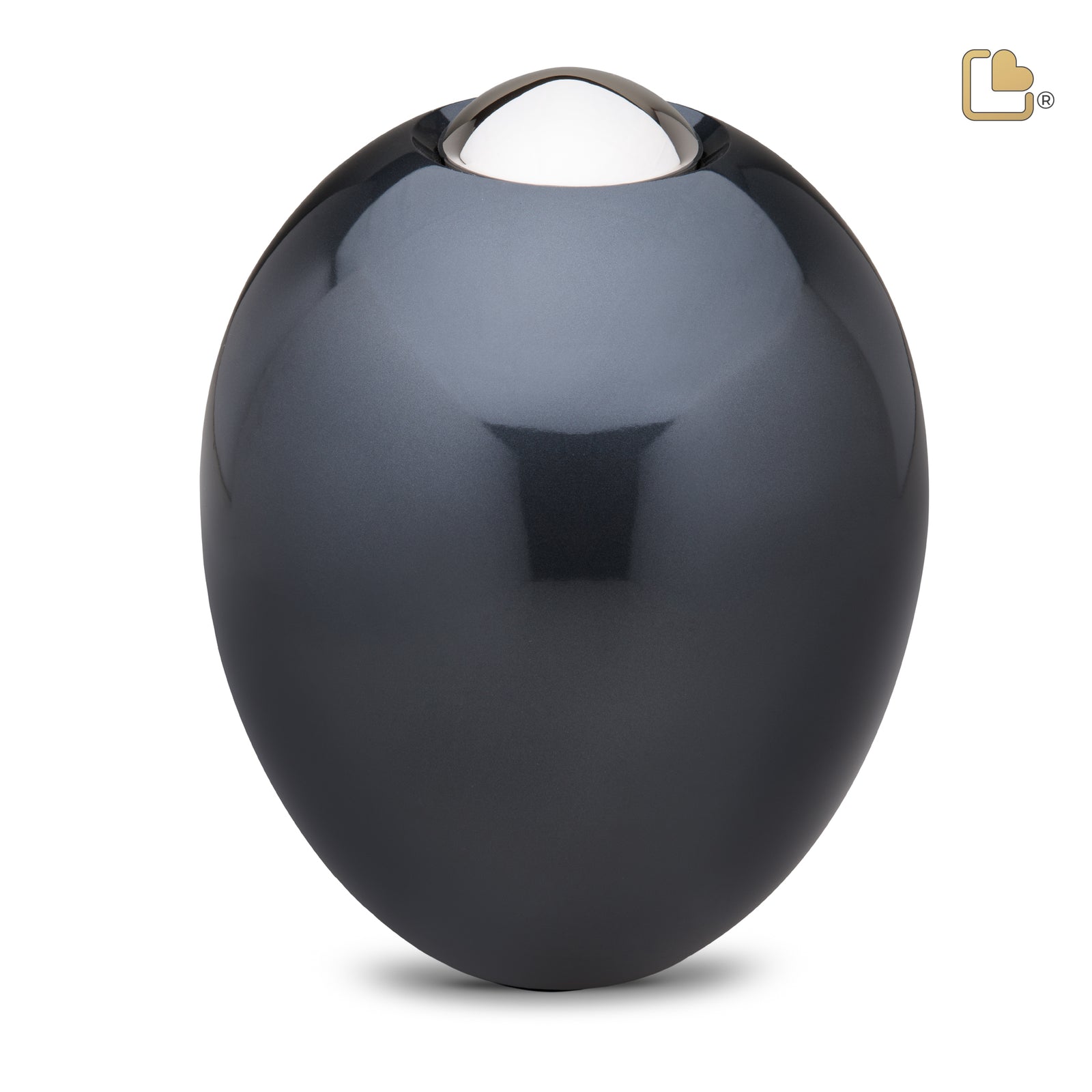 A510 Adore Standard Adult Urn Midnight & Pol Silver