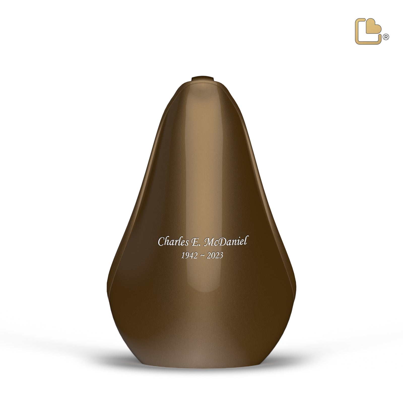 A551 LoveBird Standard Adult Urn Bronze & Hmd Gold