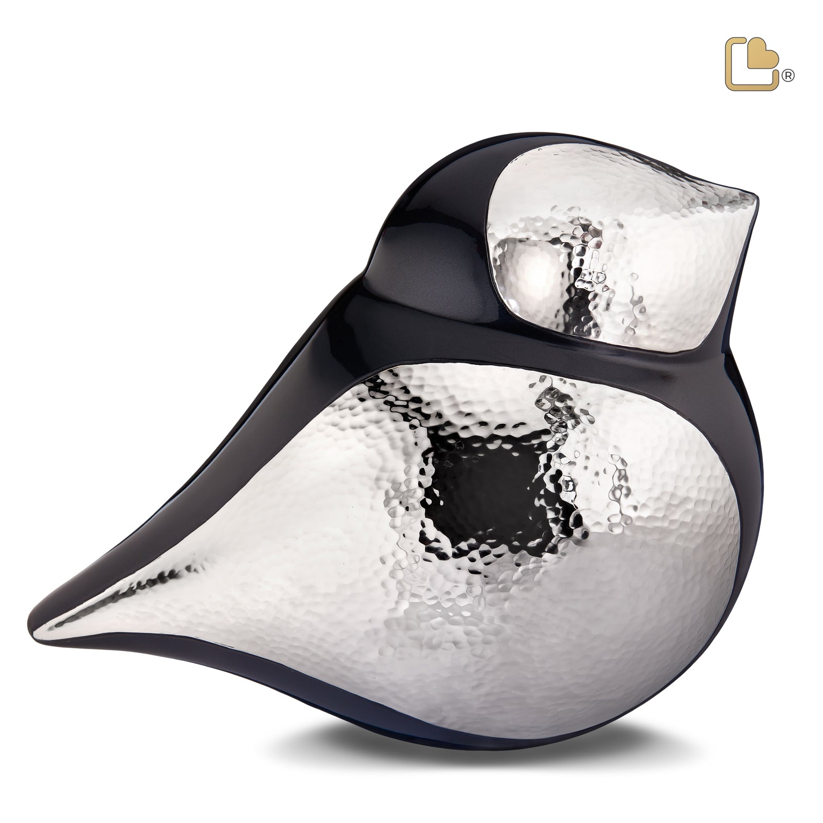 A560 SoulBird Male Standard Adult Urn Midnight & Hmd Silver