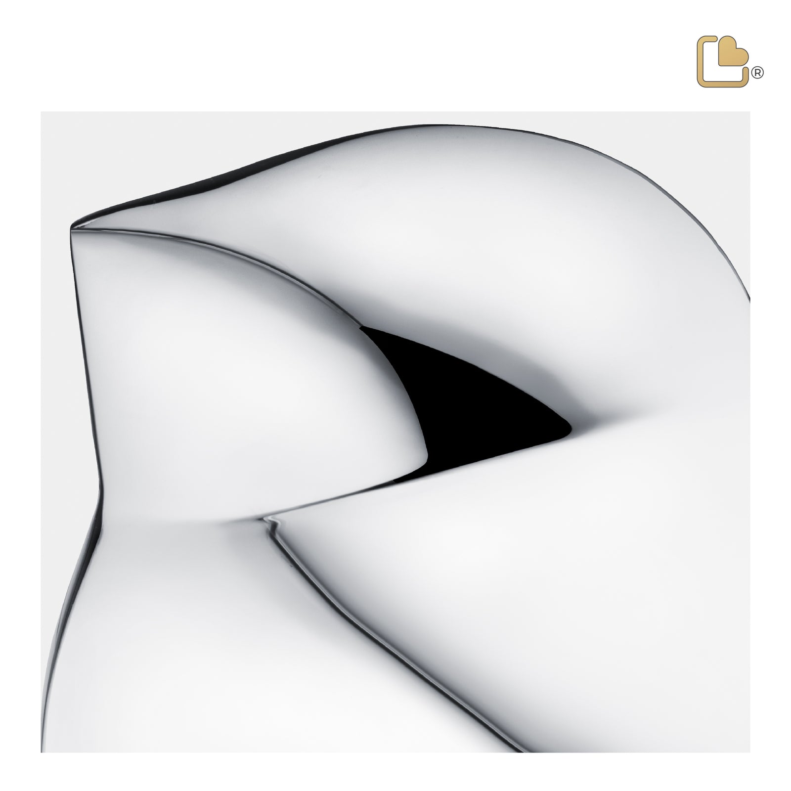 A562 SoulBird Male Standard Adult Urn Pol Silver
