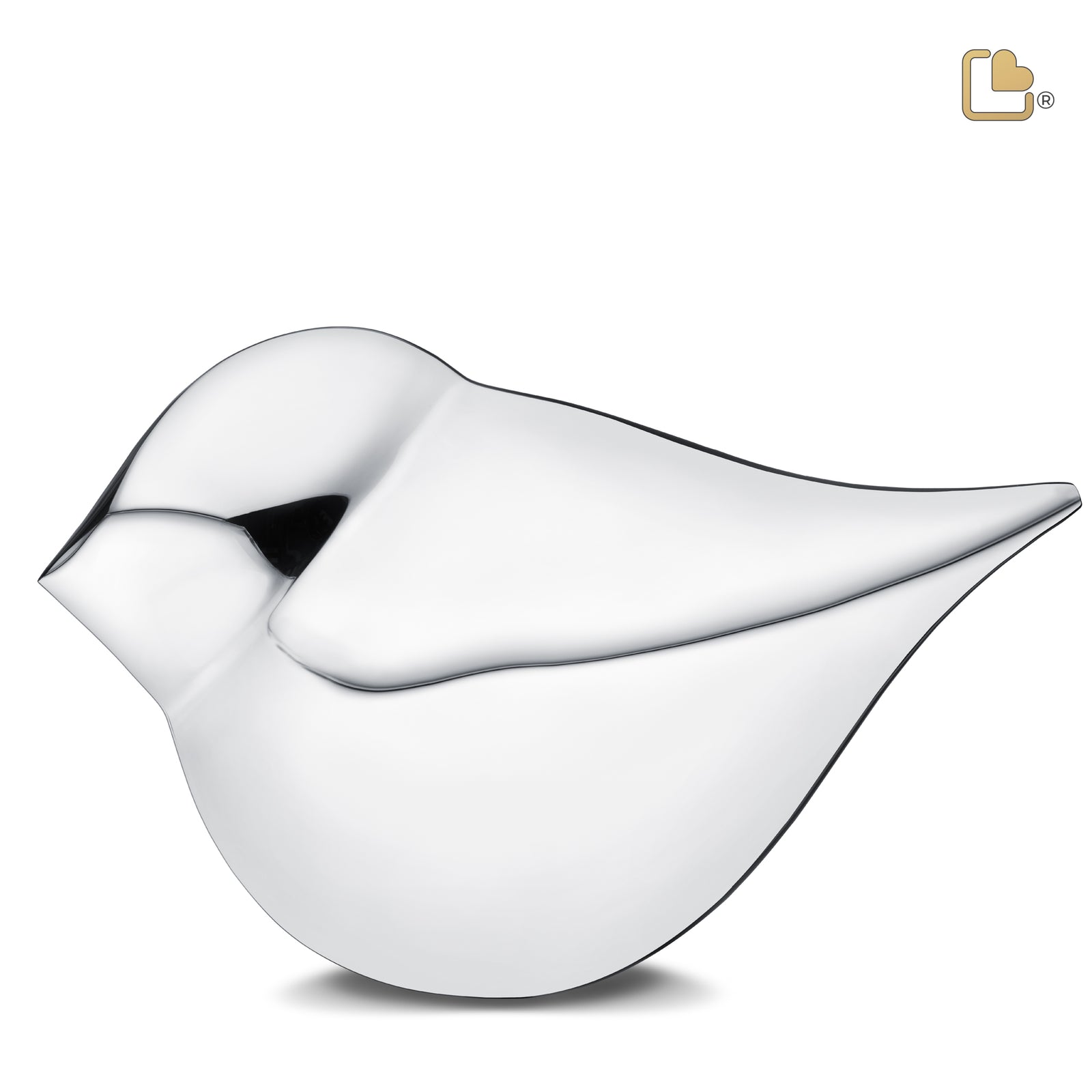 A563 SoulBird Female Standard Adult Urn Pol Silver