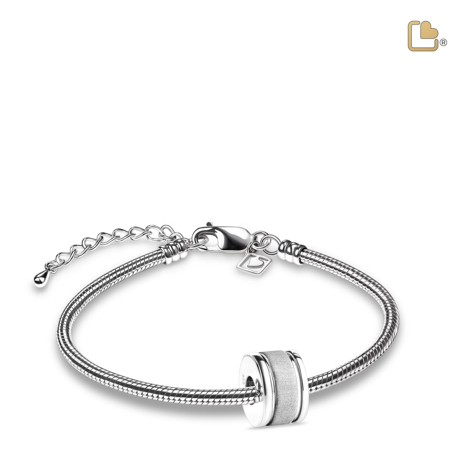 BD2010 Omega Ashes Bead Bru Silver