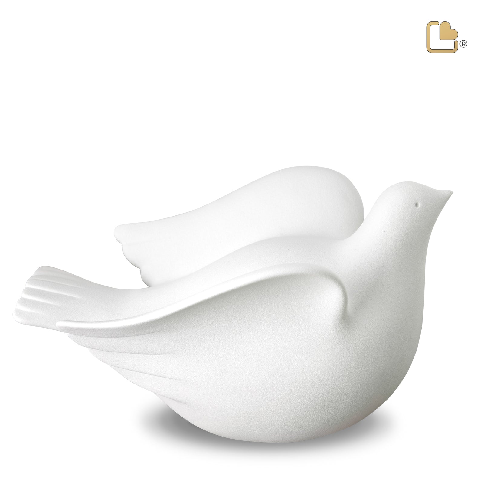 CA100 Love Dove Standard Adult Urn White