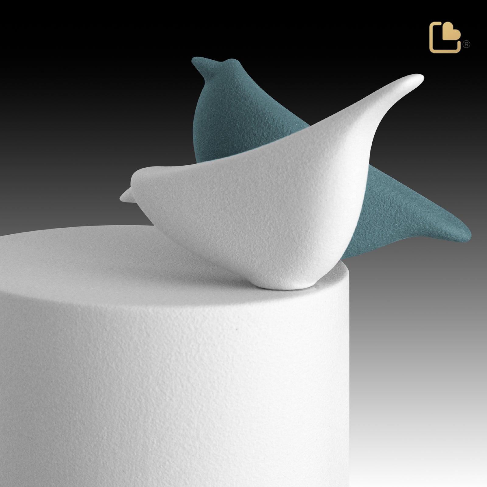 CA110 Togetherness Standard Adult Urn White & Moss