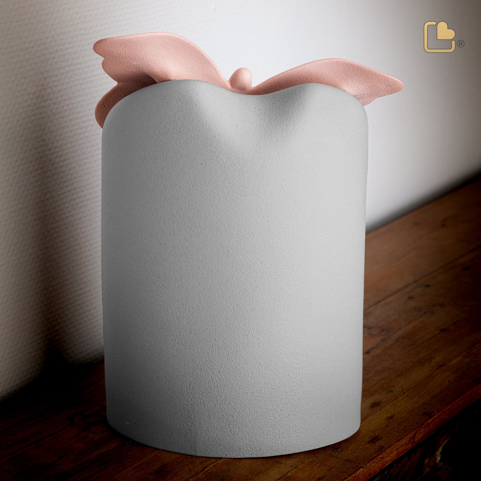 CA150 Paradise Butterfly Standard Adult Urn Silver Grey & Pink