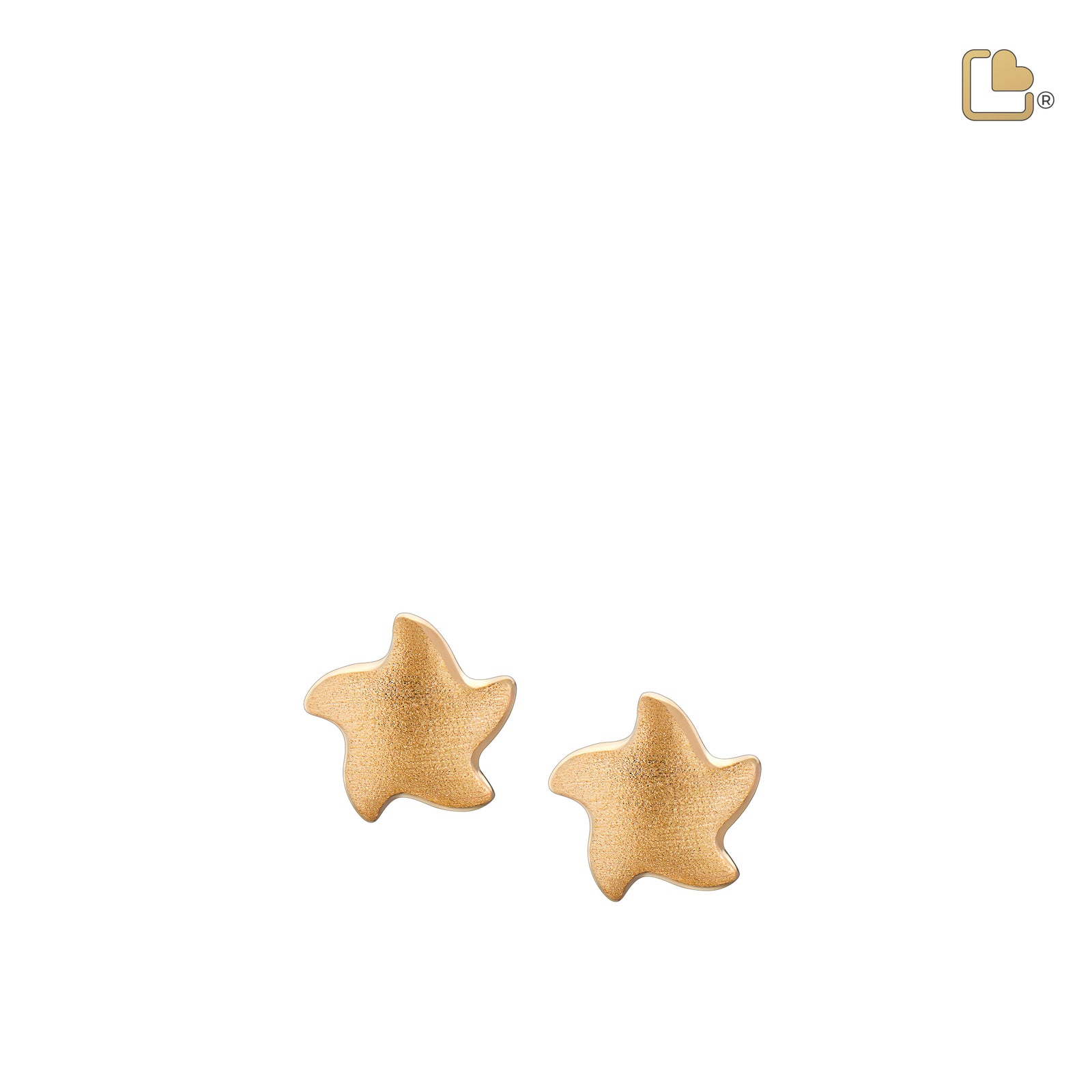 ER1031 Angelic Star Stud Earrings Bru Gold Vermeil