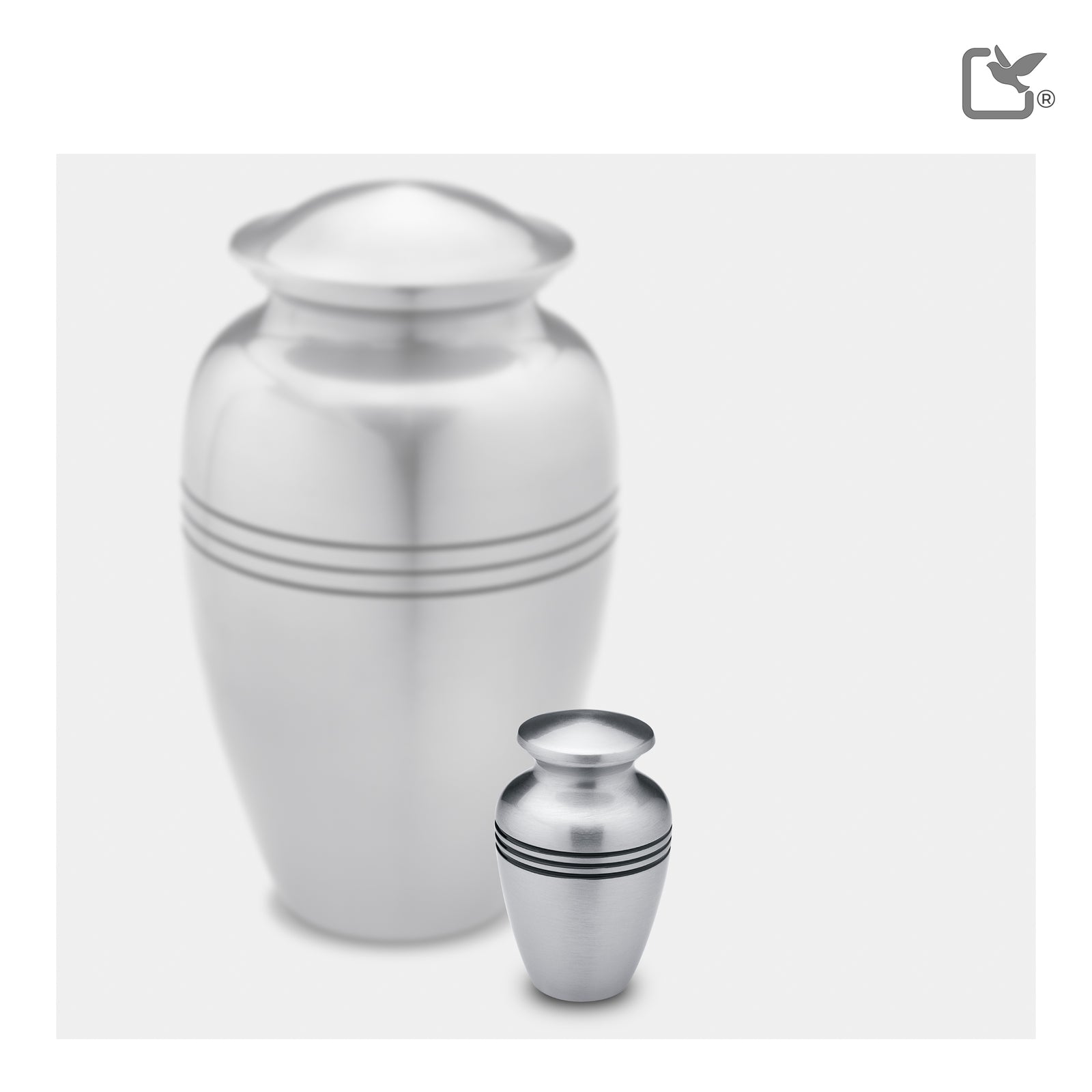 K215 Radiance Keepsake Urn Bru Pewter