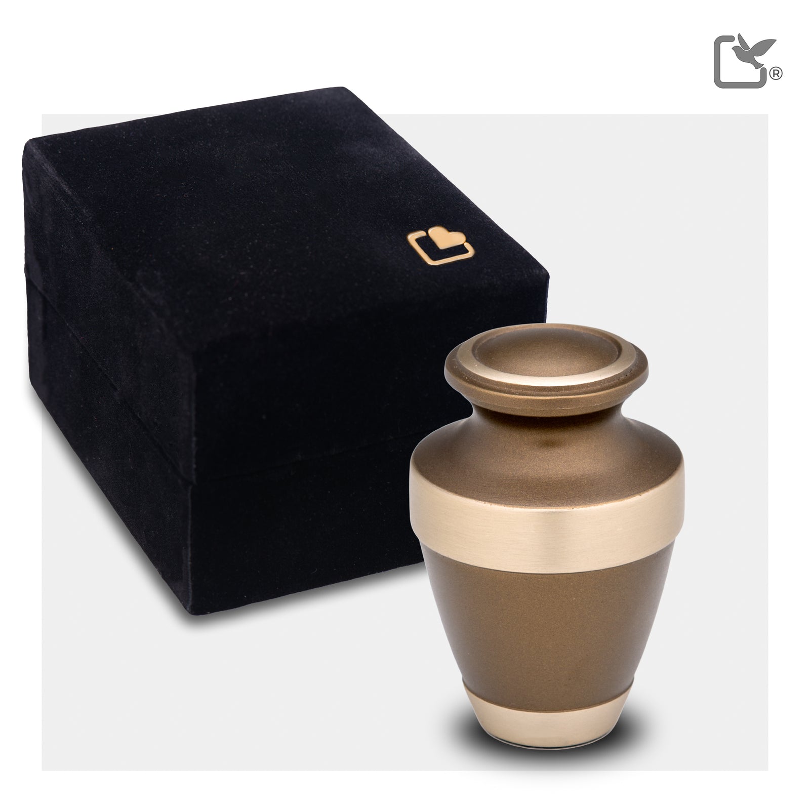 K260 Espana Keepsake Urn Bronze & Bru Gold