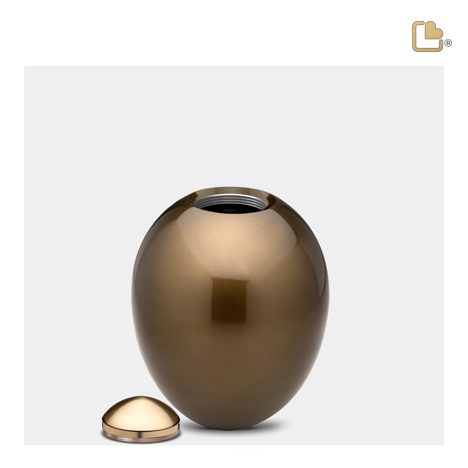 K511 Adore Keepsake Urn Bronze & Bru Gold