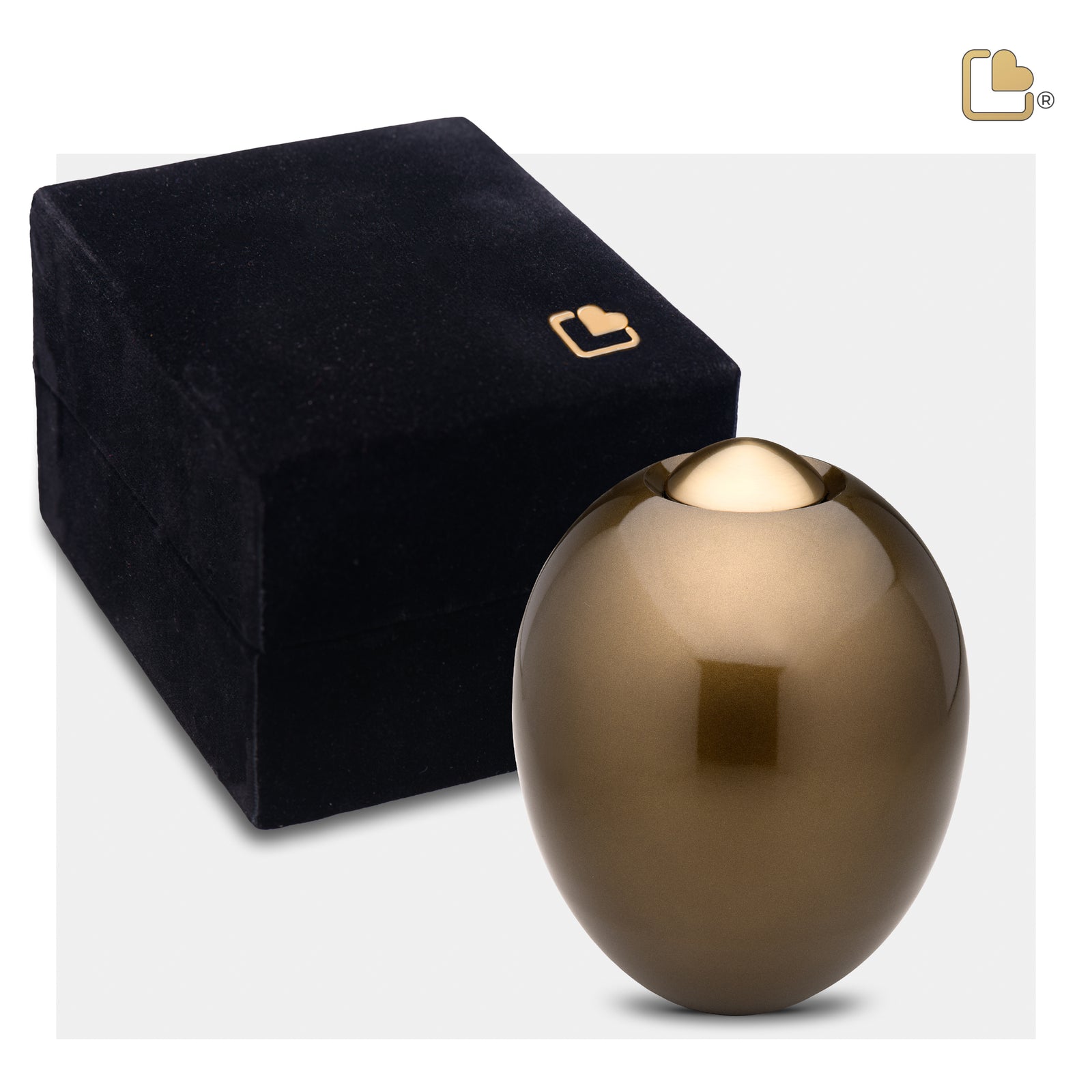 K511 Adore Keepsake Urn Bronze & Bru Gold