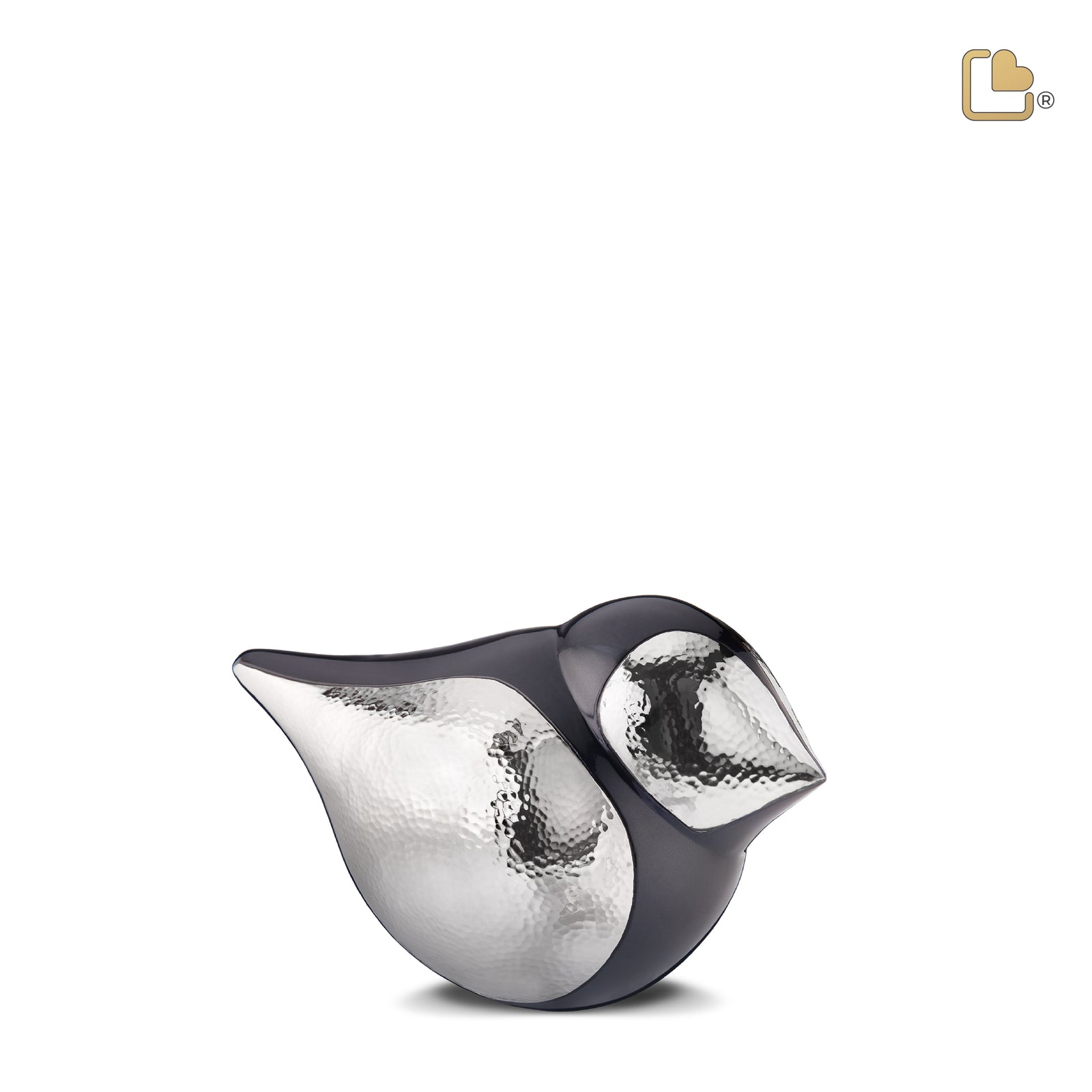 K561 SoulBird Female Keepsake Urn Midnight & Hmd Silver