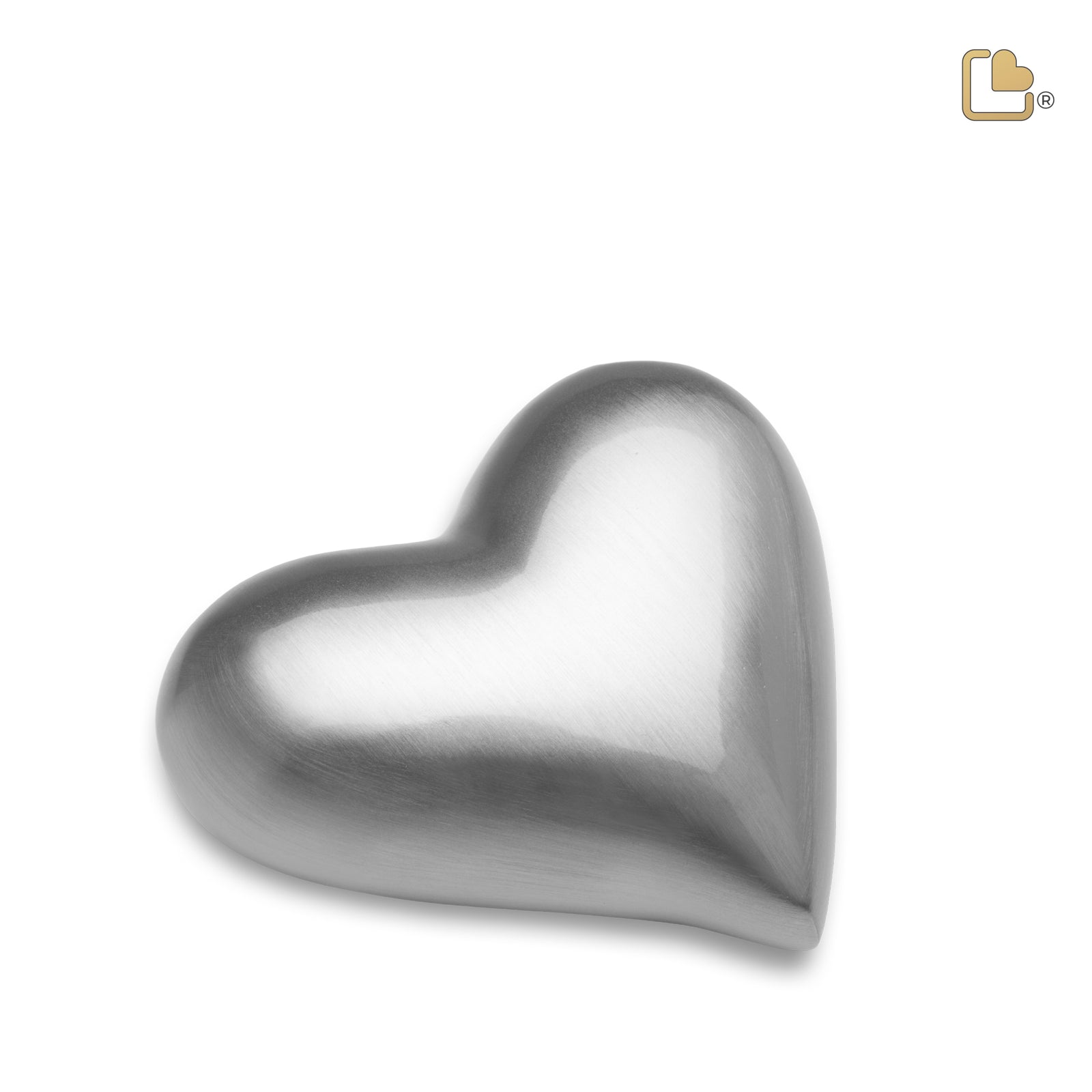 K601 Heart Keepsake Urn Bru Pewter