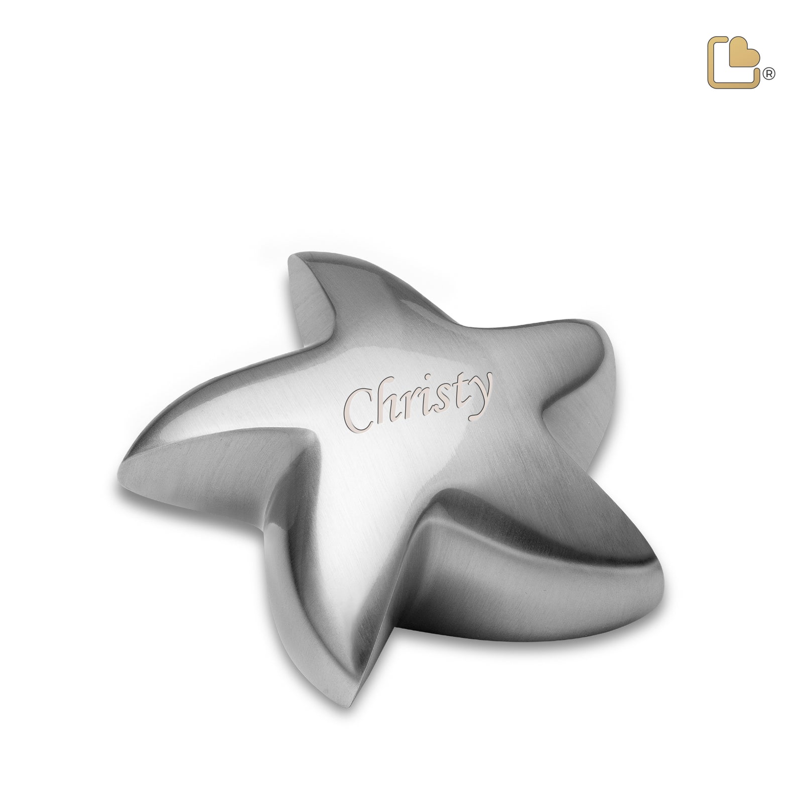 K623 Angelic Star Keepsake Urn Bru Pewter