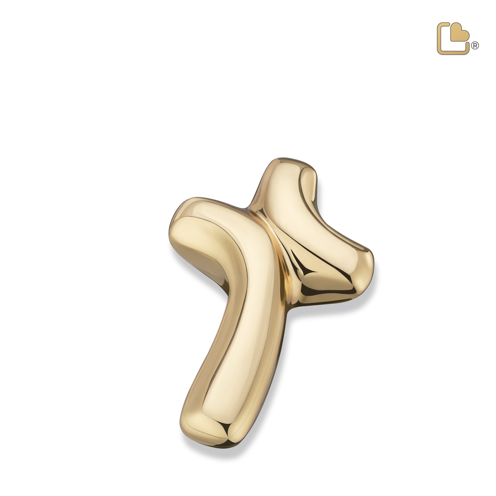 K653 ComfortCross Keepsake Urn Pol Gold