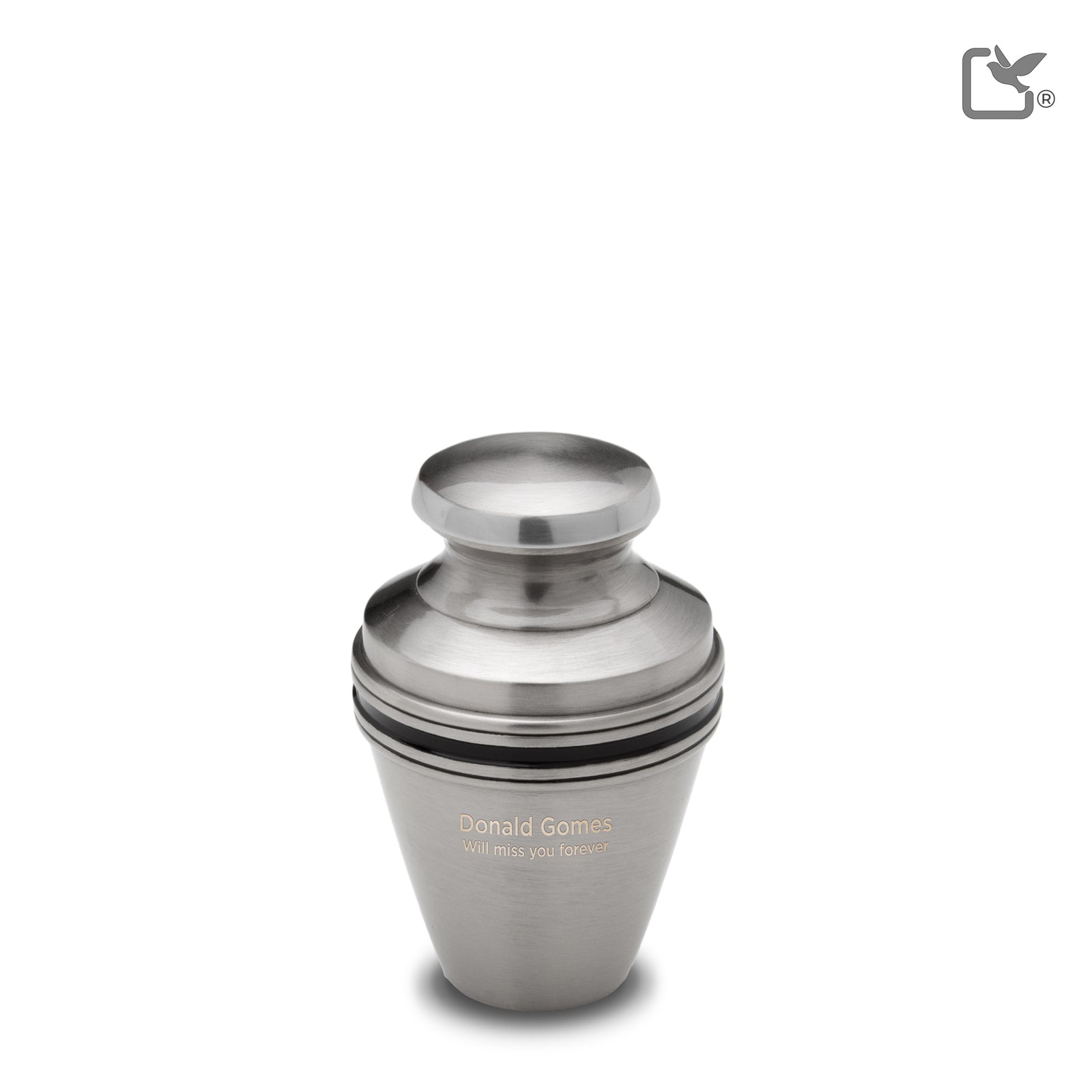K800 Classic Vienna Keepsake Urn Bru Pewter