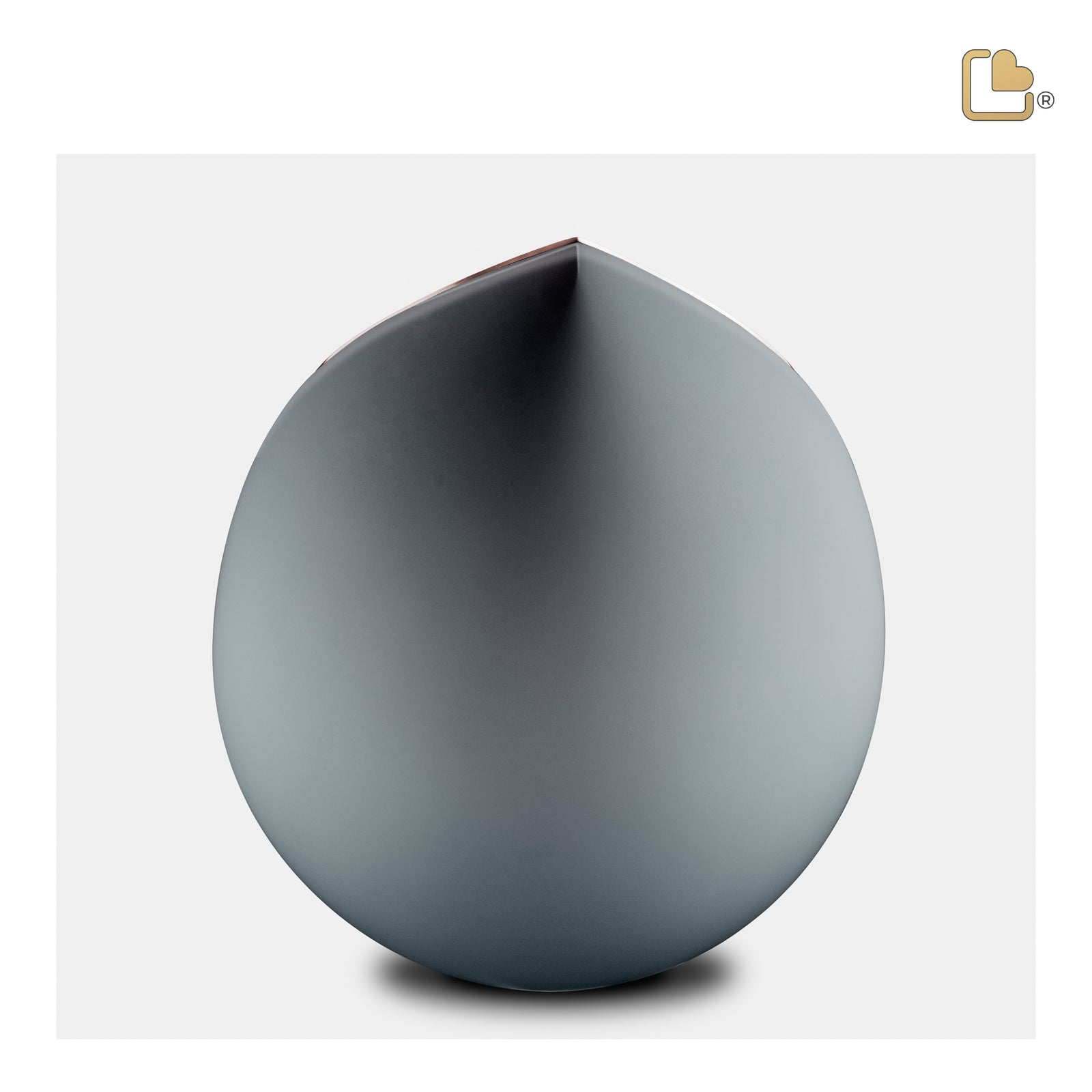 M584 Drop Medium Urn French Grey & Bru RoseGold