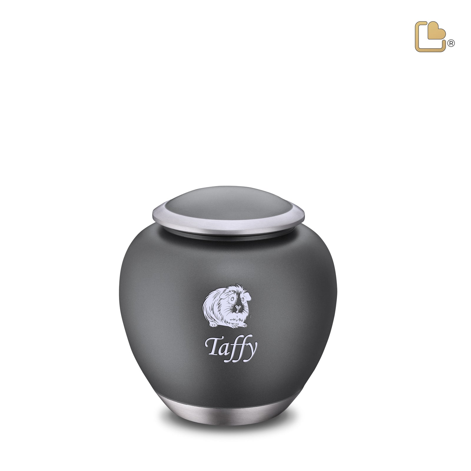 P560S Shadow Small Pet Urn French Grey & Bru Pewter