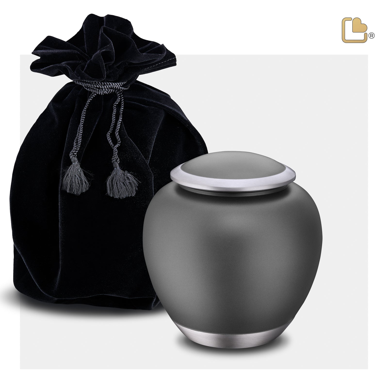 P560S Shadow Small Pet Urn French Grey & Bru Pewter