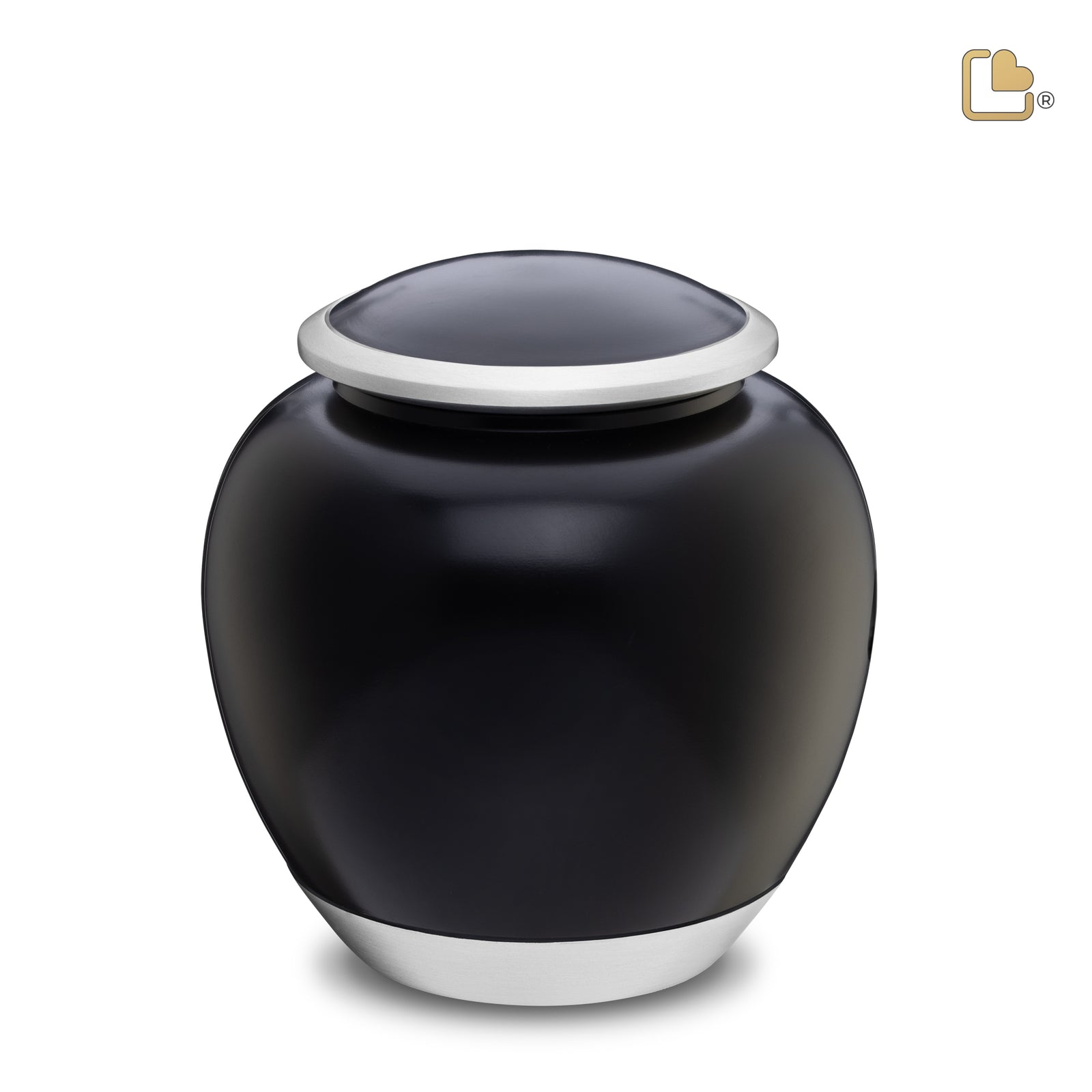 P561L Shadow Large Pet Urn Black & Bru Pewter