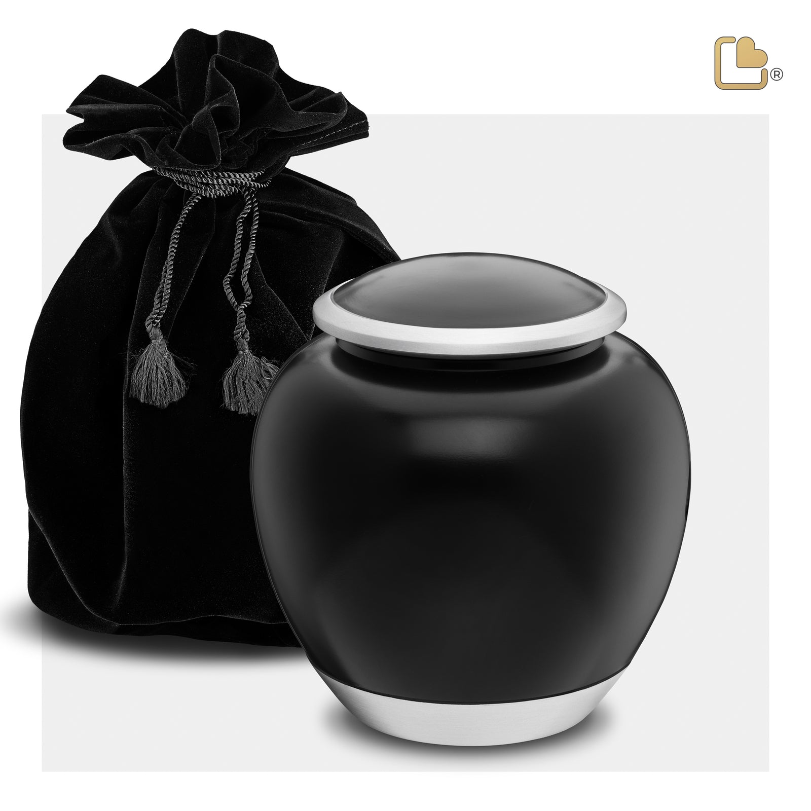 P561M Shadow Medium Pet Urn Black & Bru Pewter