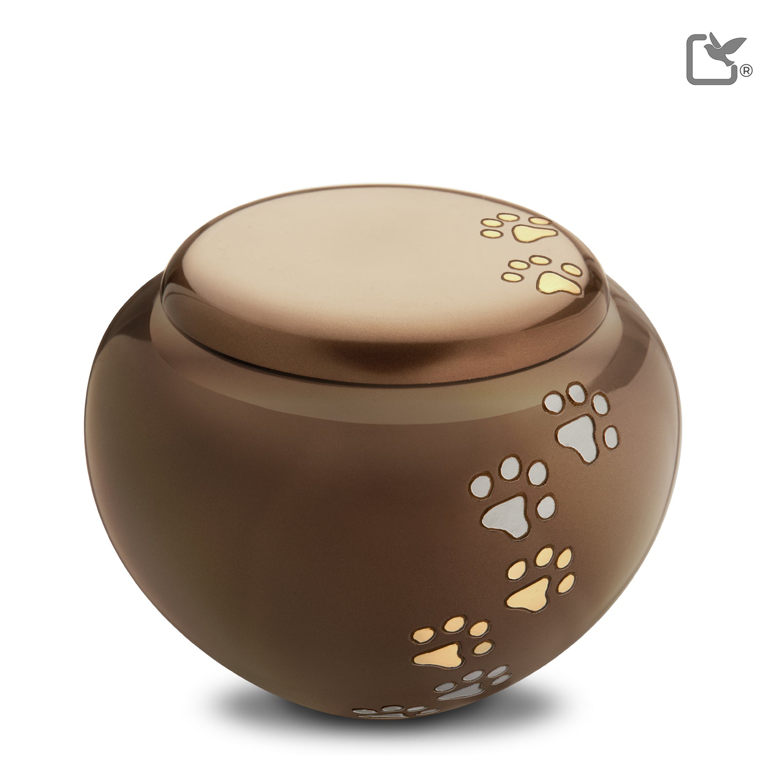 P570L Cuddle Large Pet Urn Bronze & Bru Gold