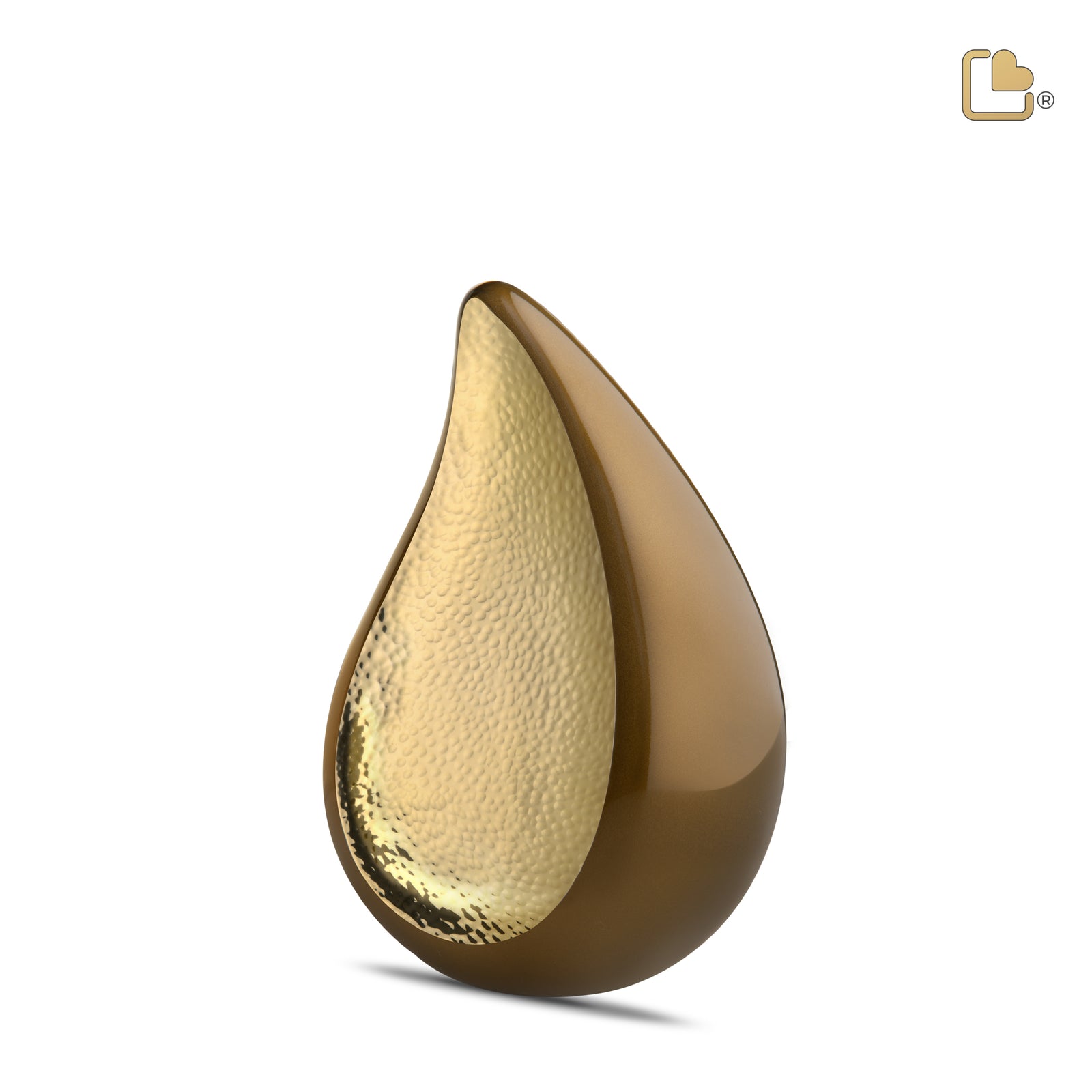 P581 TearDrop Medium Urn Bronze & Hmd Gold