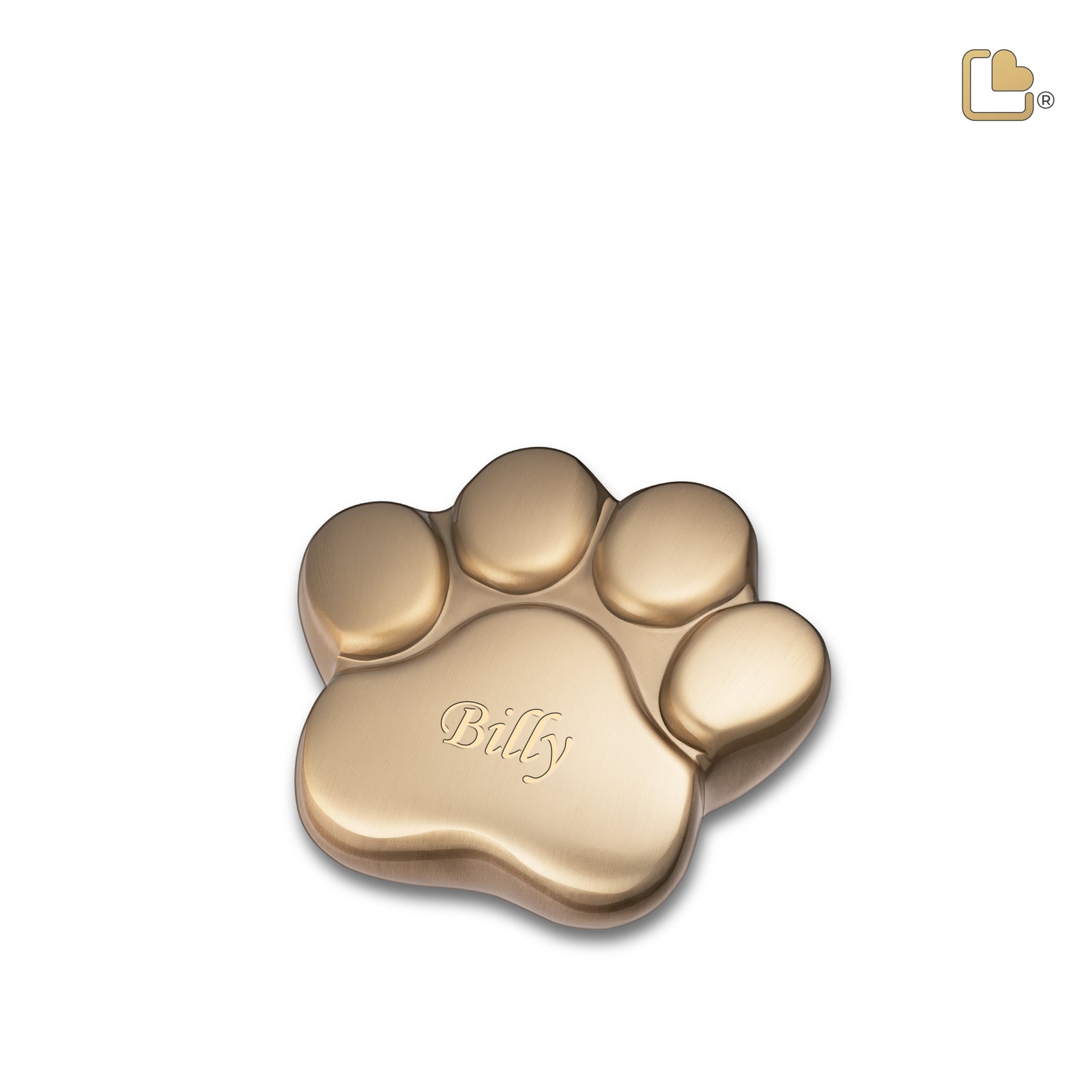 P673K LovePaw Pet Keepsake Urn Bru Gold