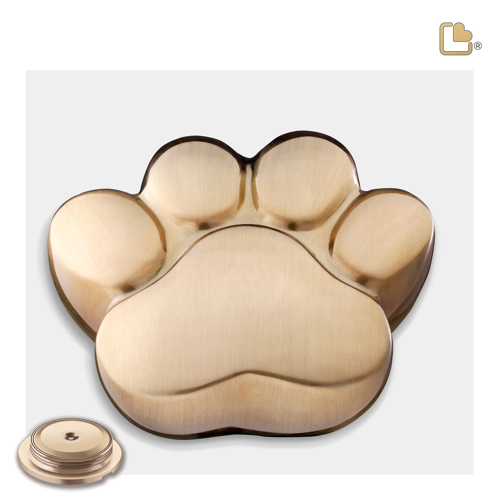 P673M LovePaw Medium Pet Bru Gold