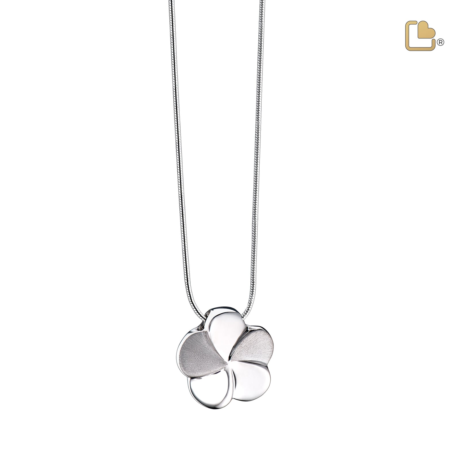 PD1070 Bloom Ashes Pendant Pol & Bru Silver