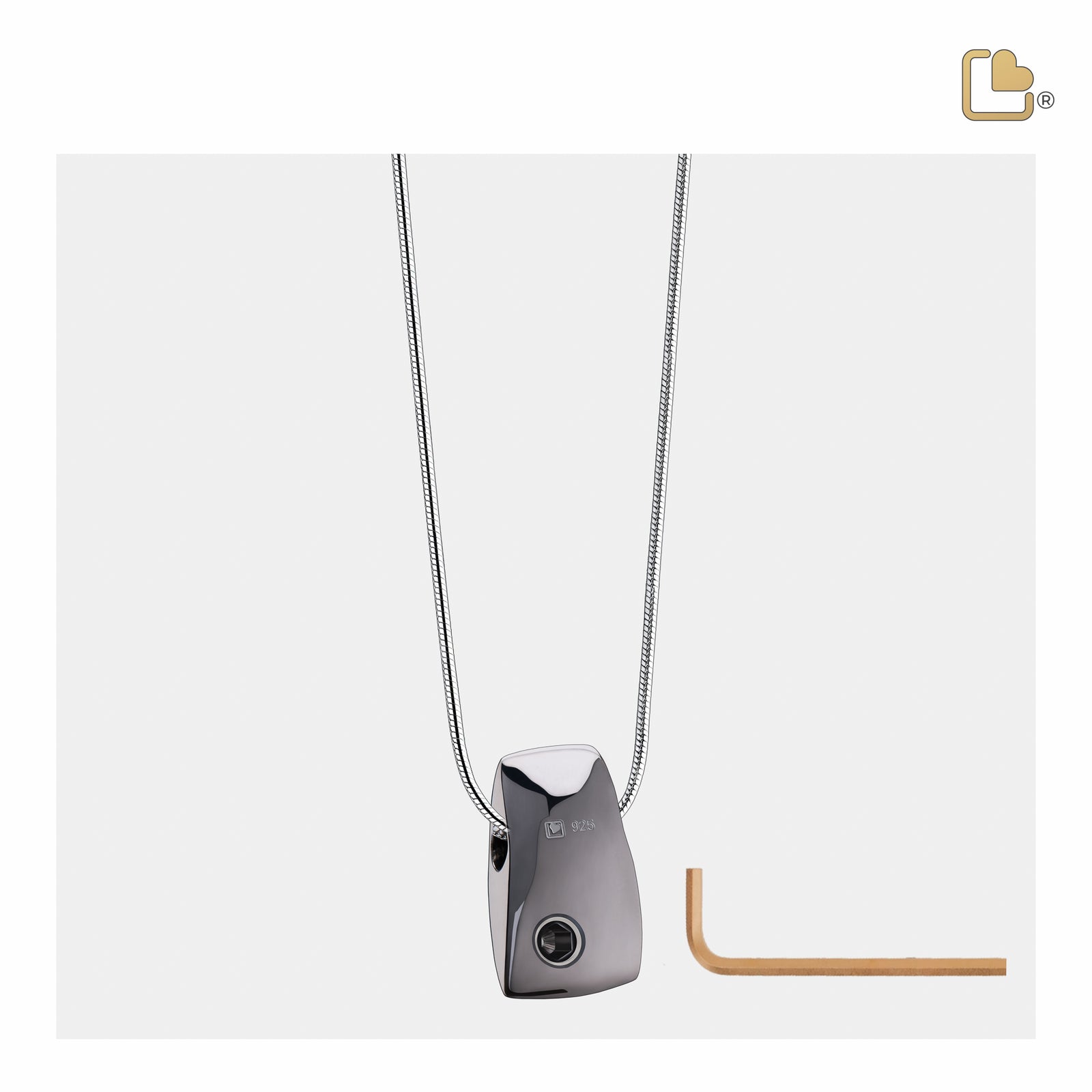 PD1121 Tribute Ashes Pendant Bru Ruthenium