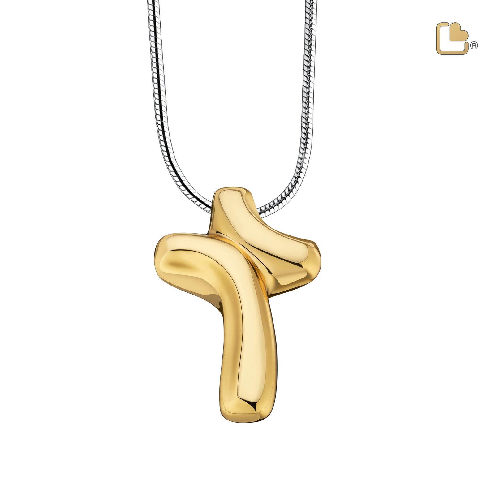 PD1133 ComfortCross Ashes Pendant Pol Gold