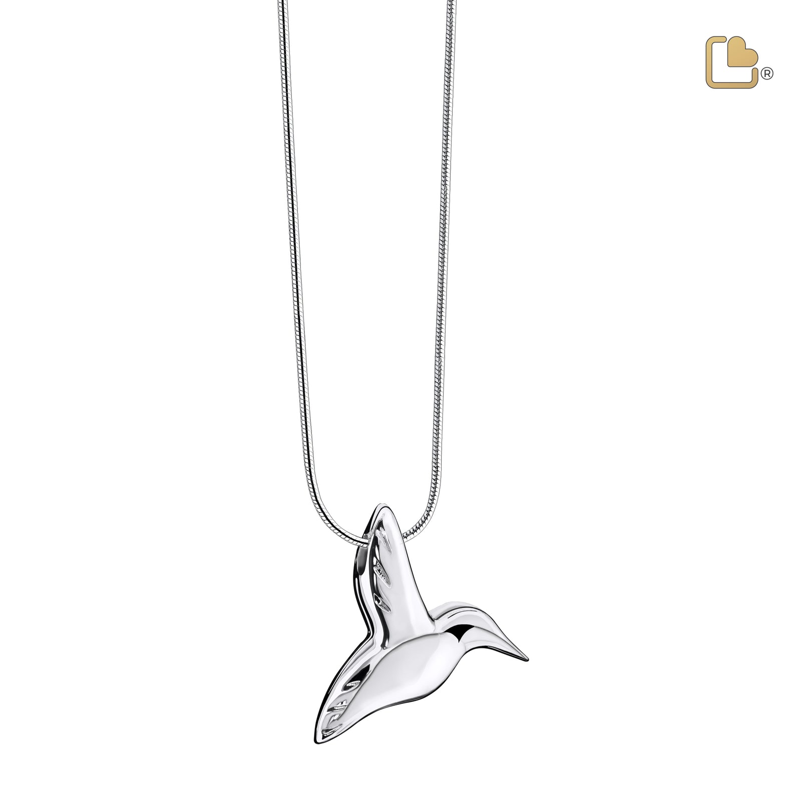 PD1350 HummingBird Ashes Pendant Pol Silver