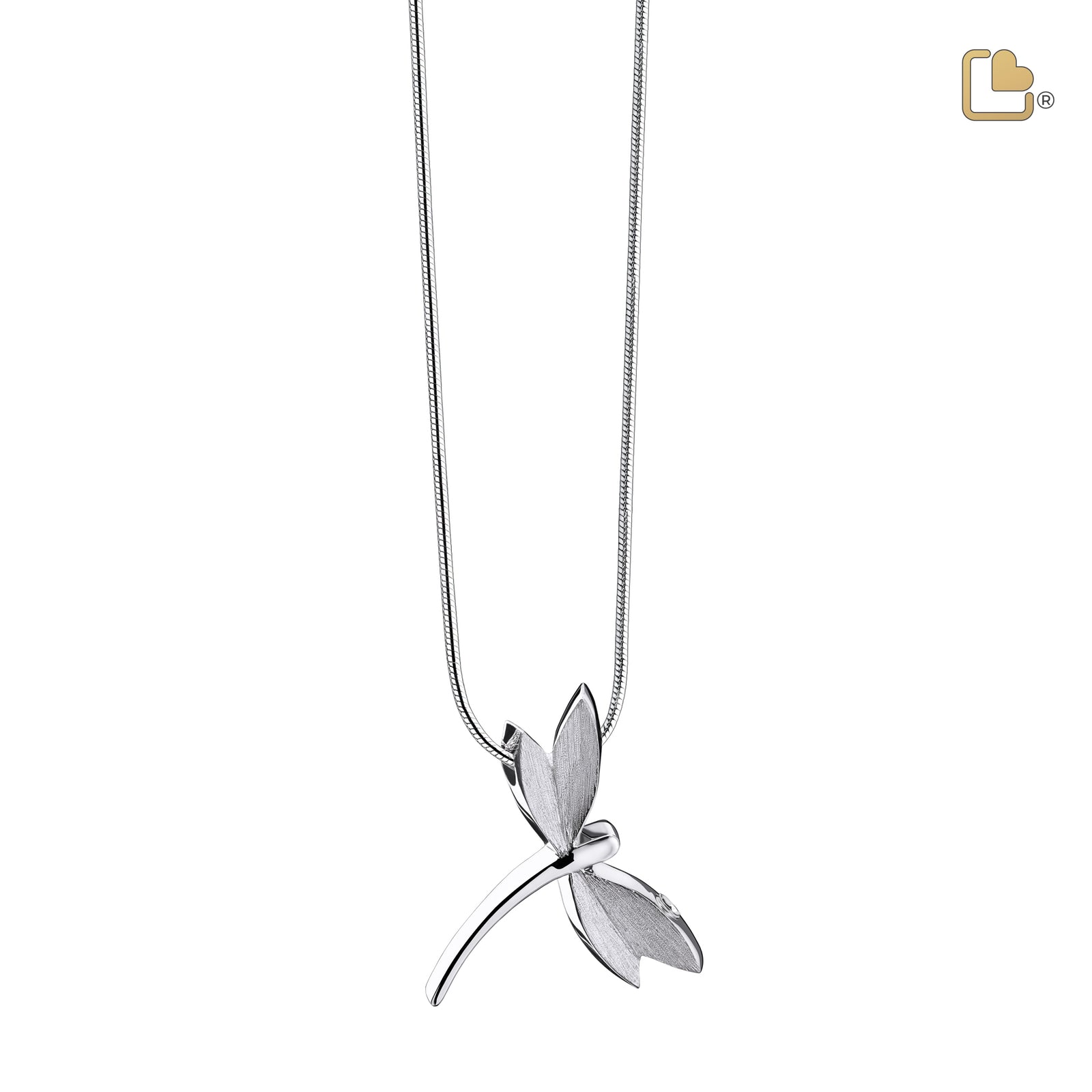 PD1390 DragonFly Ashes Pendant Pol & Bru Silver