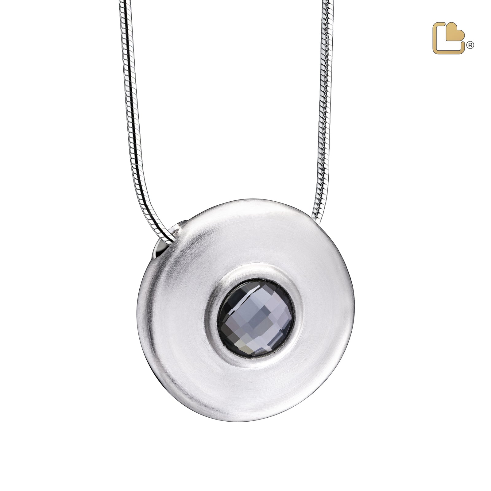 PD1440 Simplicity Ashes Pendant Bru Silver w/Swarovski®