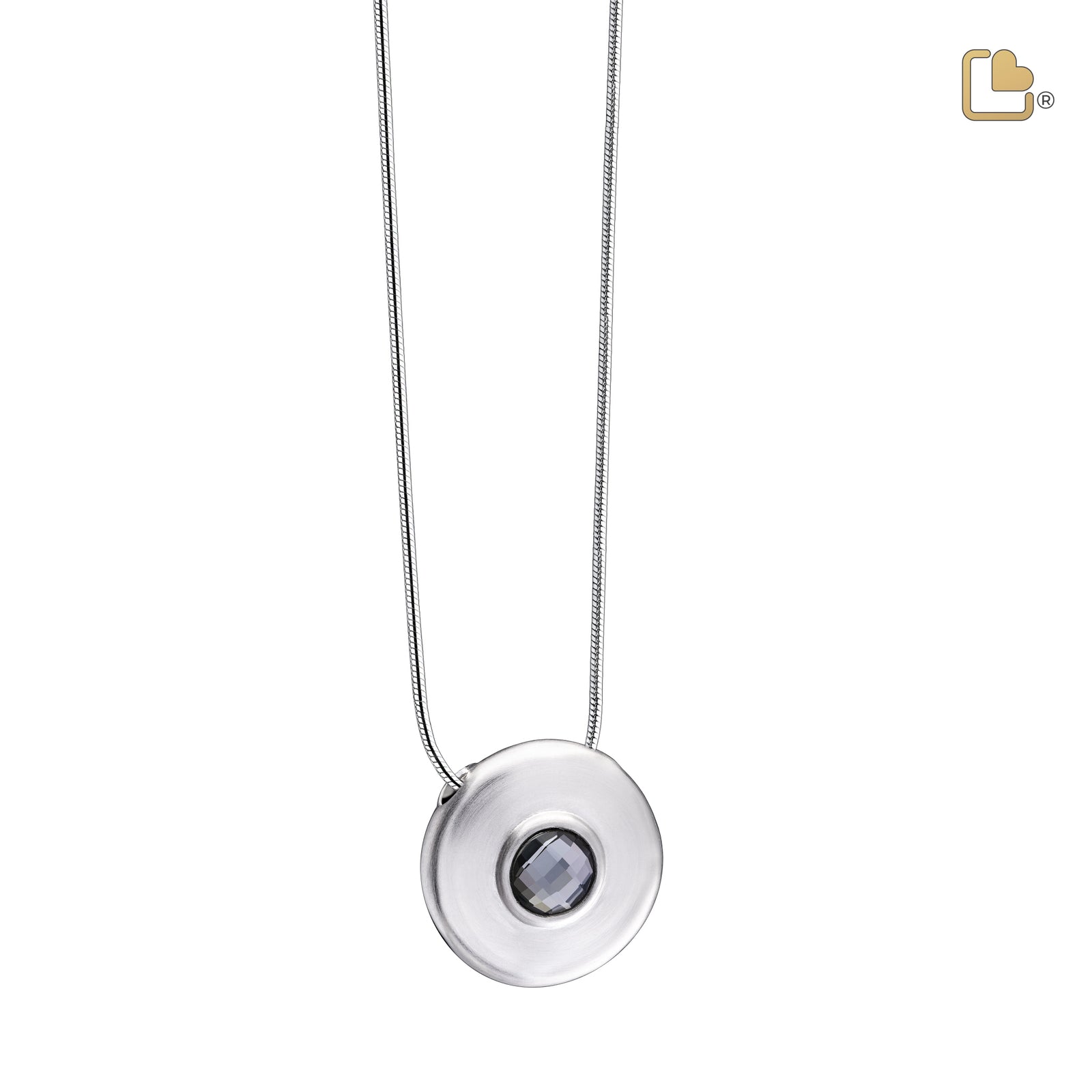 PD1440 Simplicity Ashes Pendant Bru Silver w/Swarovski®