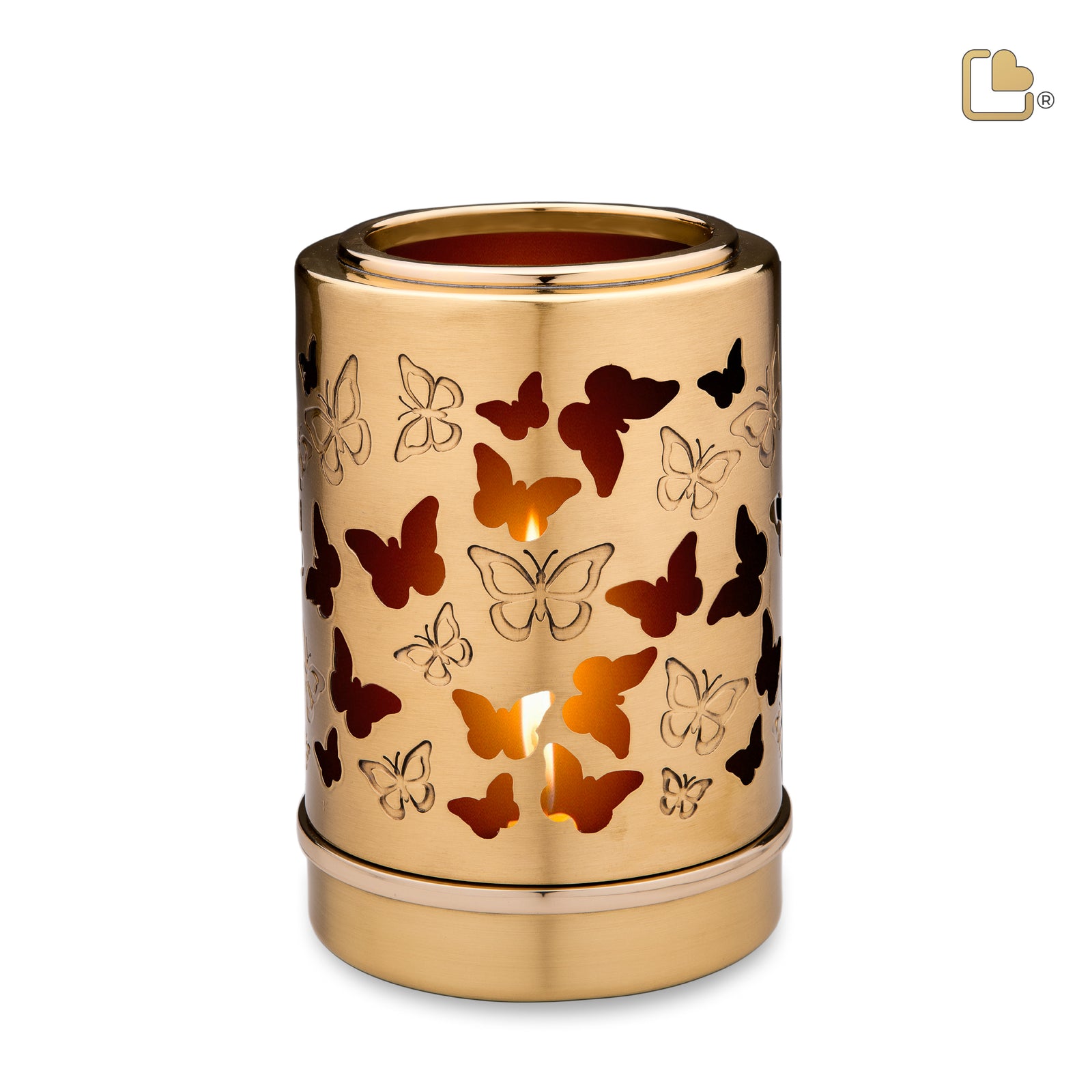 T711 Reflections of Life Tealight Urn Bru Gold