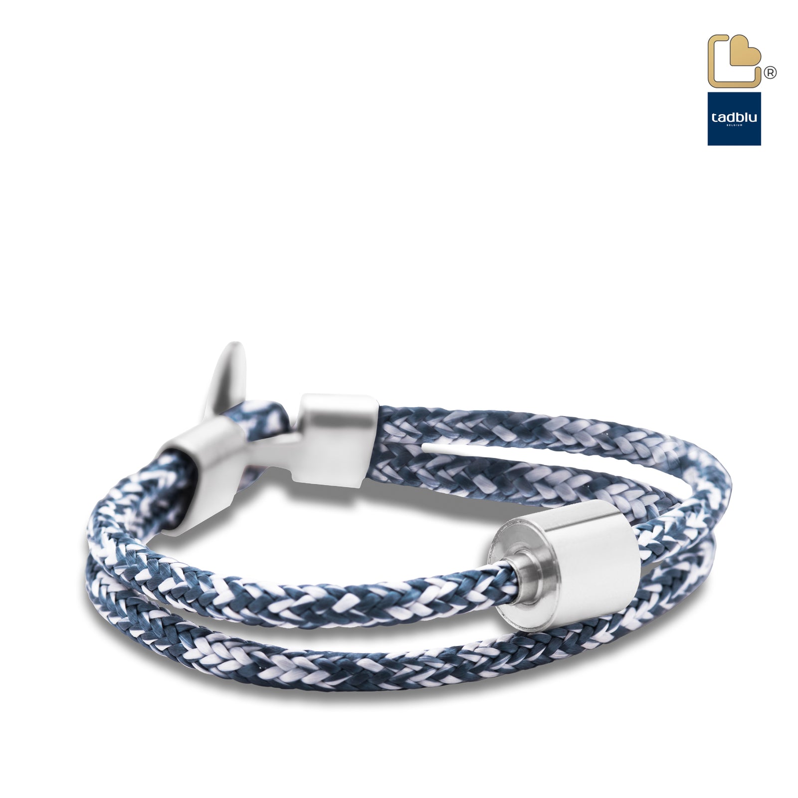 TB-BC6-L Memento Bracelet (L) Cord Brushed Ashes Bead Jeans