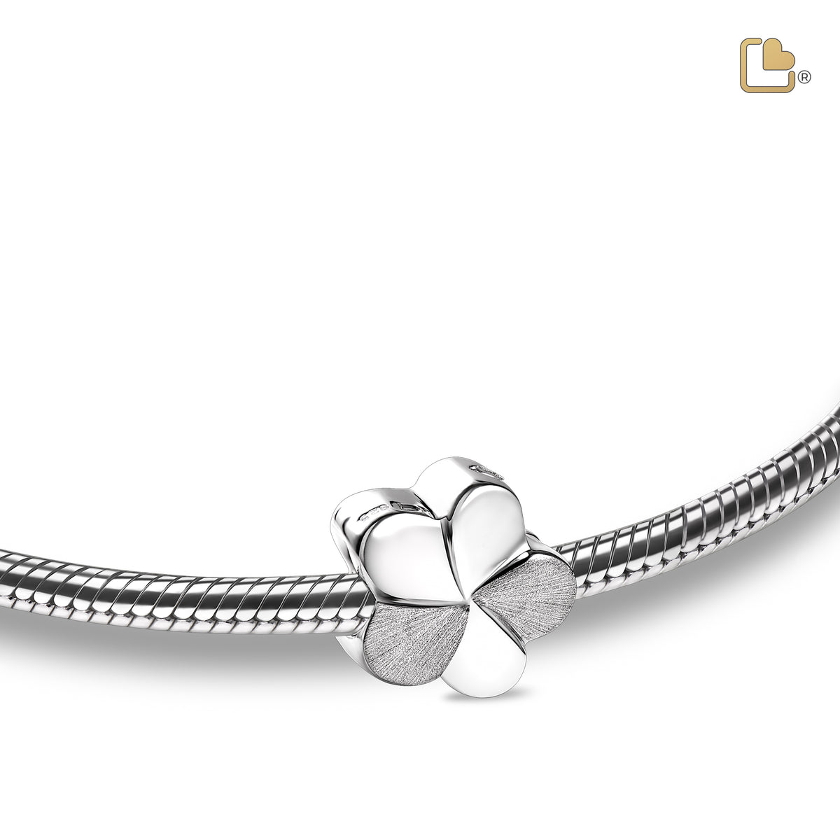 BD2040   Bloom Ashes Bead Pol &amp; Bru Silver