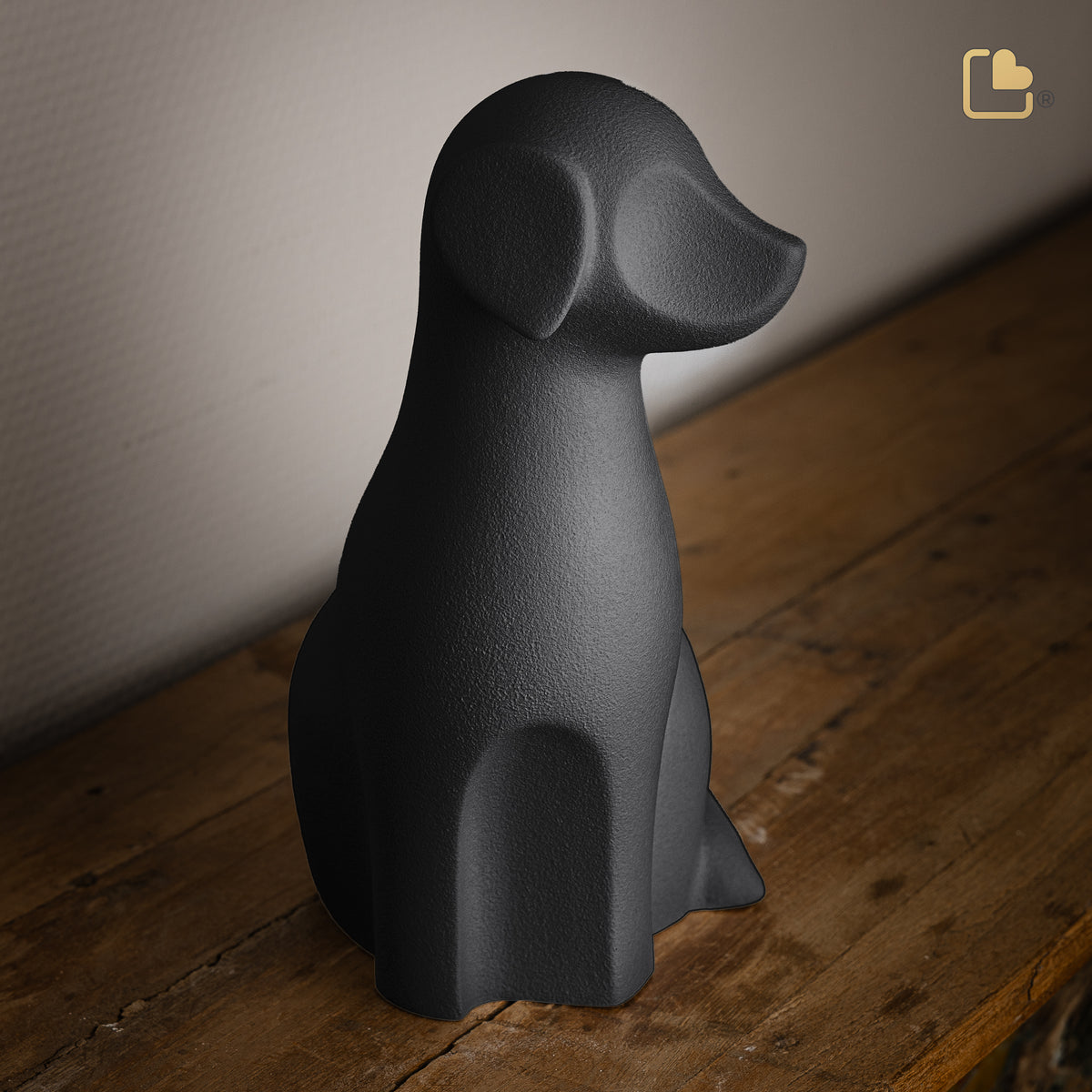 CP191   Dog Pet Urn Onyx