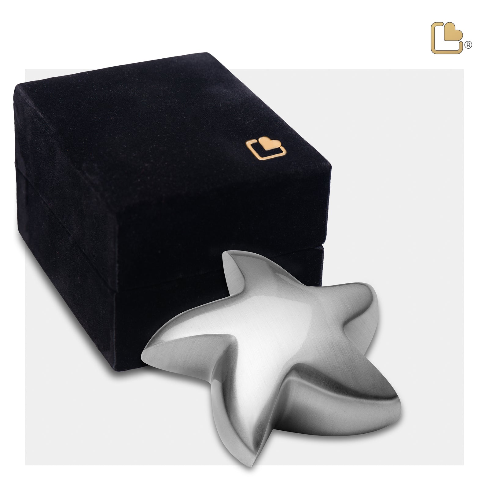 K623   Angelic Star Keepsake Urn Bru Pewter