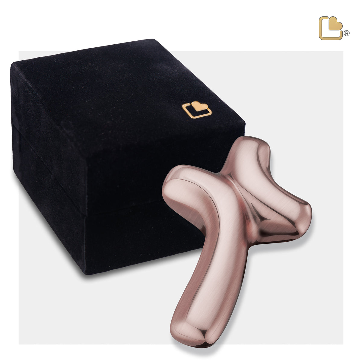 K655   ComfortCross Keepsake Urn Bru RoseGold