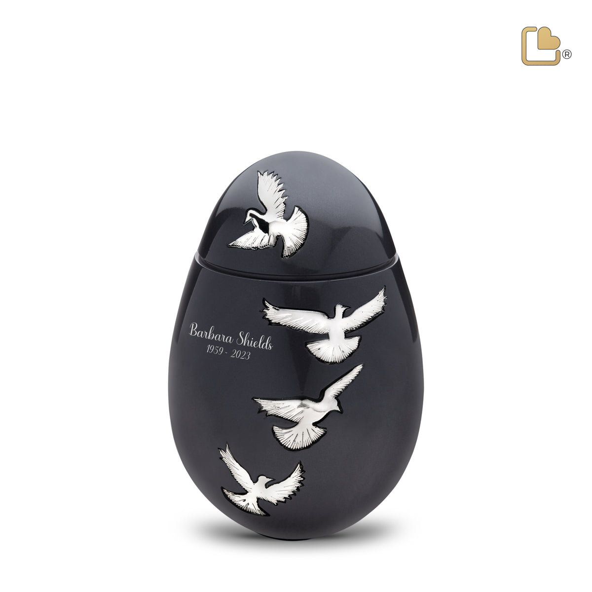 M270   Nirvana Adieu Medium Urn Midnight &amp; Pol Silver