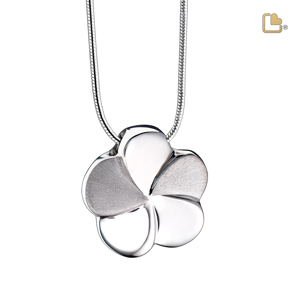 PD1070   Bloom Ashes Pendant Pol &amp; Bru Silver