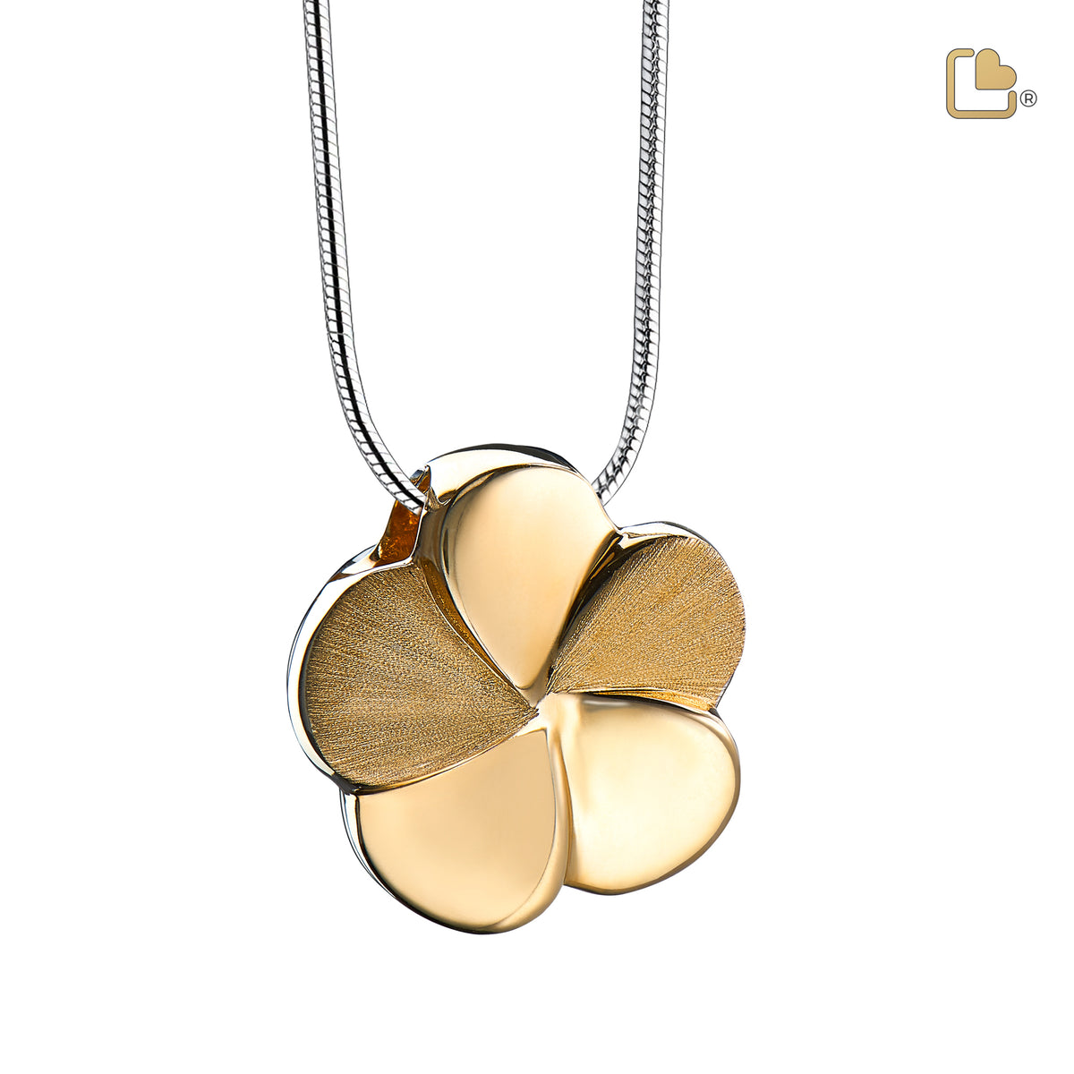 PD1071   Bloom Ashes Pendant Pol &amp; Bru Gold Vermeil