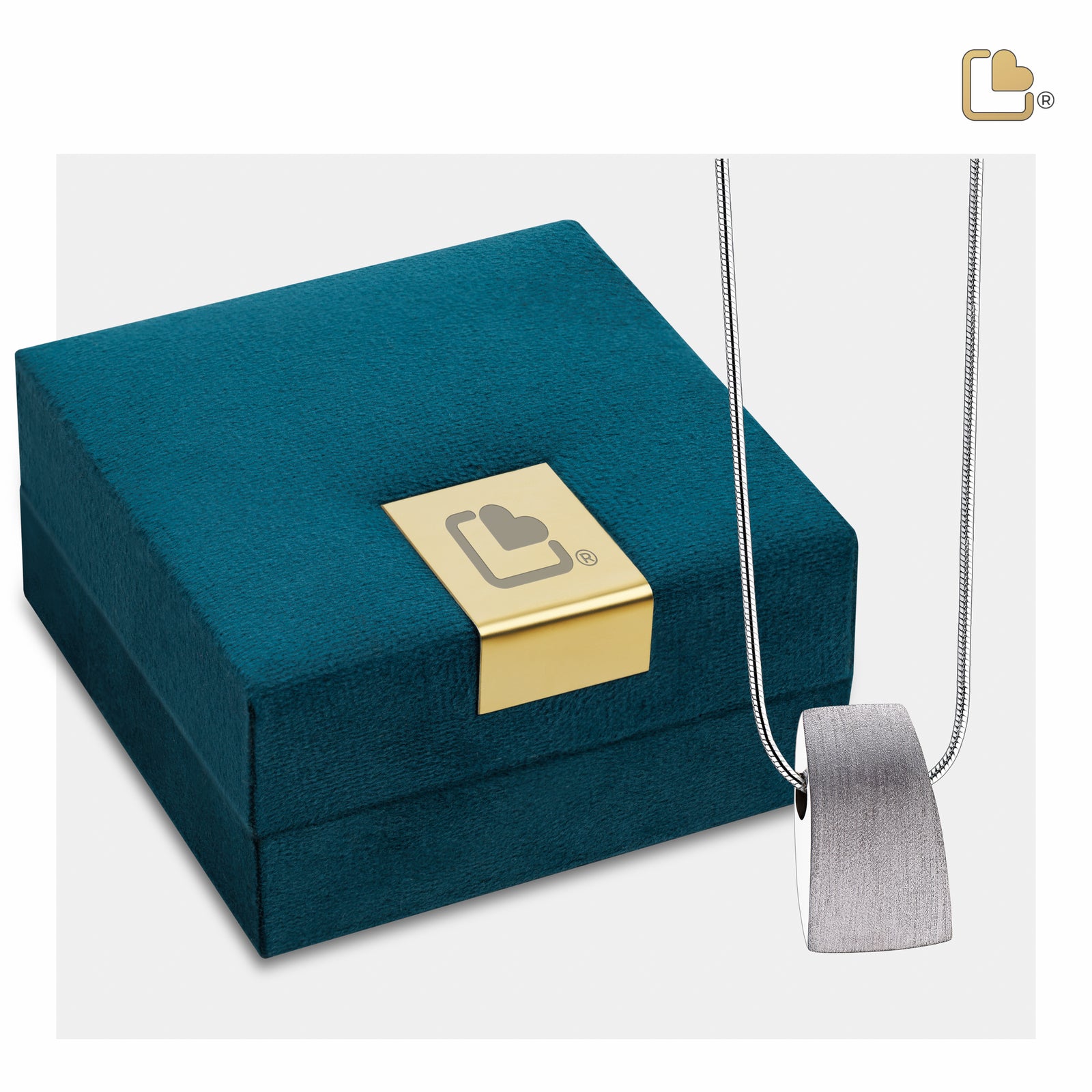 PD1120   Tribute Ashes Pendant Bru Silver